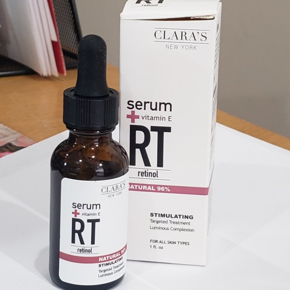 Clara's New York - Stimulating Retinol Facial Serum.  Vegan, Natural
